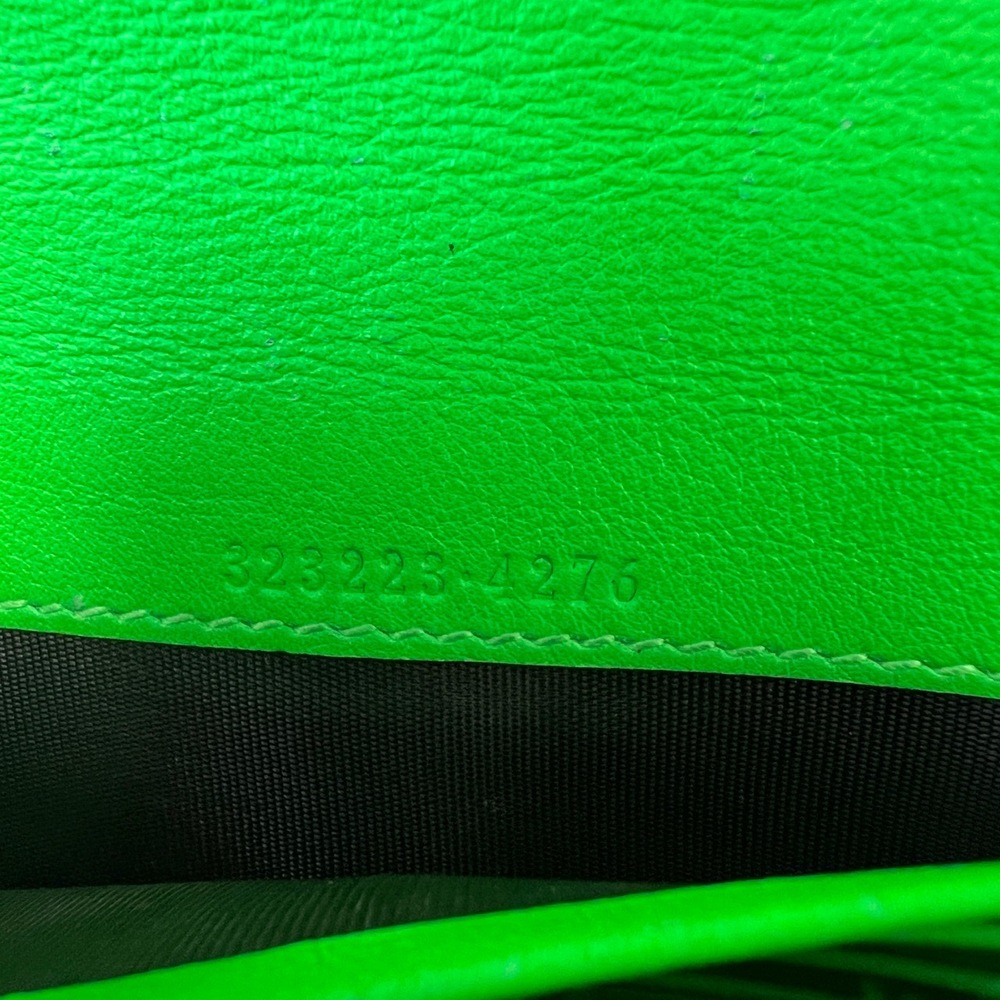 Gucci Authentic GG Canvas Green Heart Patch Long Wallet Monogram Limited Edition - Picture 12 of 12